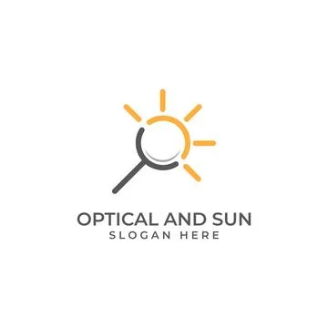 Logo search or discovery, logo search by combination, lab, moon, location, .. Stockillustratie
