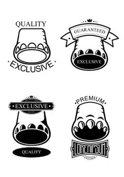 Logo Set Template Stock Illustration