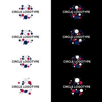 Logo set. Vector. Circles. Stock Illustration