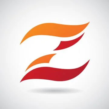 Logo Shape and Icon of Letter Z, Vector Illustration Stock Illustration