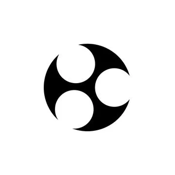 Logo, shape, symbol, arts, design Illustrazione stock