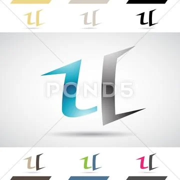 Letter U Logo Isometric Shape Creative Symbol Uuu Initials