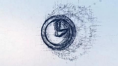 Logo sign clock, loop news animation. Intro energetic action of abstract time Stock Footage 88268164