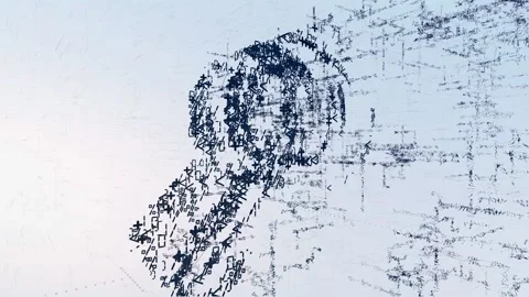 Logo sign find, light animation. Intro magnifier in space Stock Footage 89613867