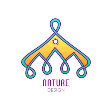 	Logo sign triangle  イラスト素材