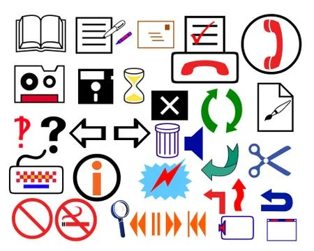 Logo signs Stock Illustration