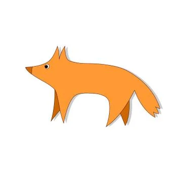 Logo silhouette vector design template. Wildlife animal logotype Stock Illustration