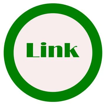 A logo with a simple sentence formed with a circle as a background Stock Illustration