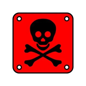Logo skull and crossbones Stock Illustration