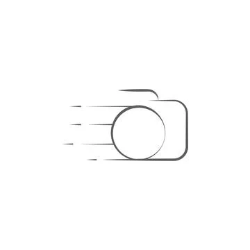 Logo speed shooting icon. Elements of photo and video icon. Premium quality 스톡 일러스트