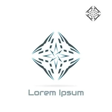 Logo star of Bethlehem Stock Illustration