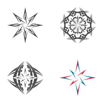 Logo star of Bethlehem Stock Illustration