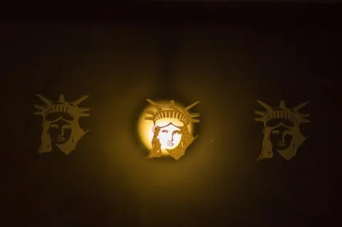 Logo of the Statue of Liberty Stock Photos