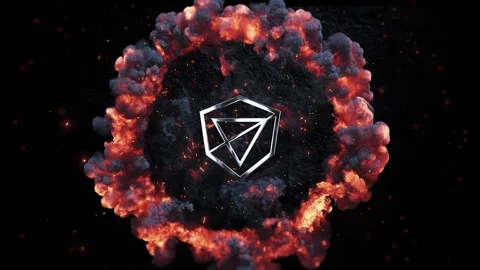Logo Stomp Explosion Stock After Effects