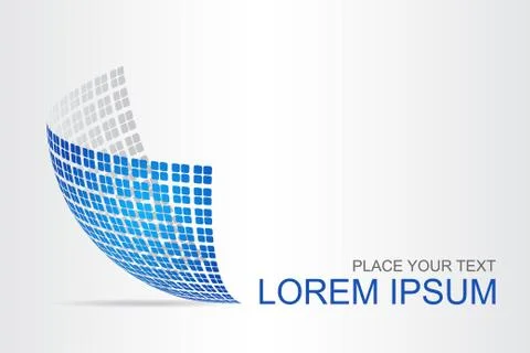 Logo stylized spherical surface with abstract shapes Stock Illustration