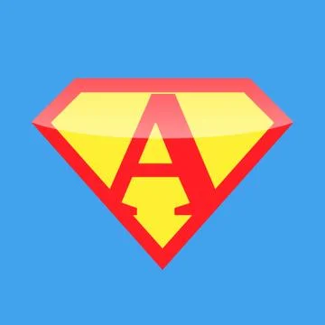 Logo Super Hero Stock Illustration