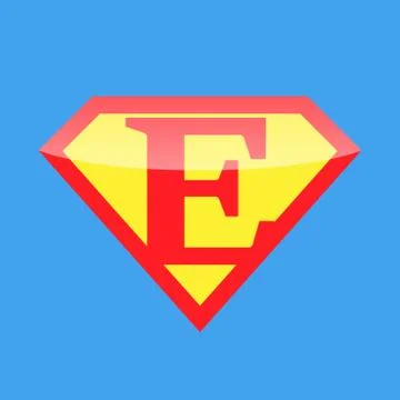 Logo Super Hero Stock-Illustration