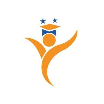 Logo Super Star Icon Element Template Design Logos education logo Stock Illustration