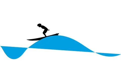 Logo surf Stock Illustration
