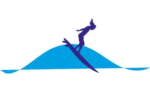 Logo surf Stock Illustration