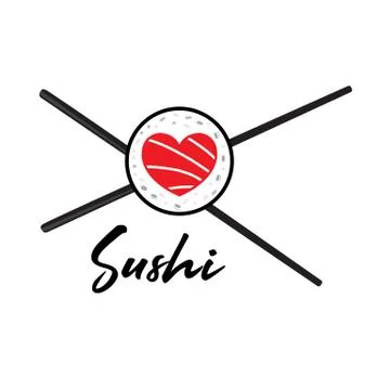 Logo sushi restaurant Stock Illustration
