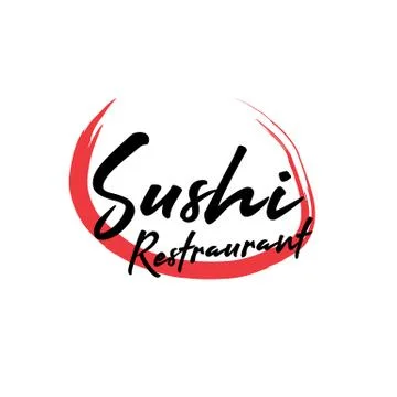 Logo sushi restaurant Stock Illustration