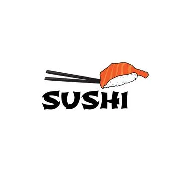 Logo sushi restaurant Stock Illustration
