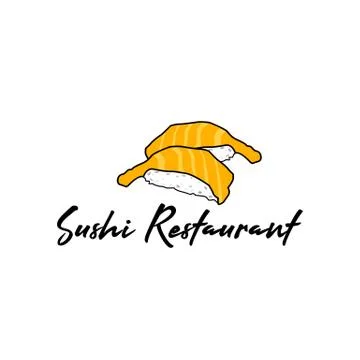 Logo sushi restaurant Stock Illustration