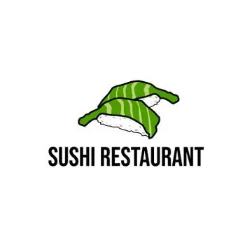 Logo sushi restaurant Stock Illustration