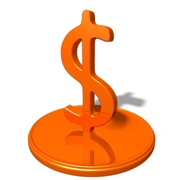 Logo with a symbol "$" Stock Illustration