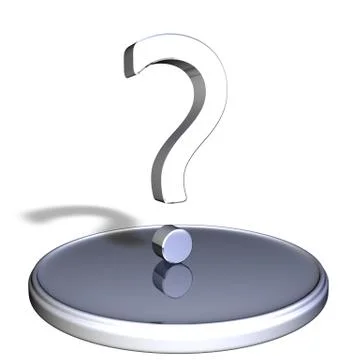 Logo with a symbol "?" Stock Illustration