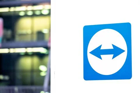 Logo of TeamViewer in Stuttgart Stock Illustration