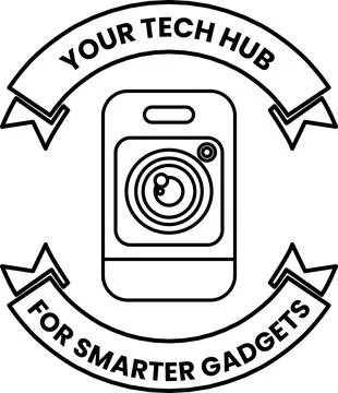 A logo for a tech hub for smarter gadgets Stock Illustration