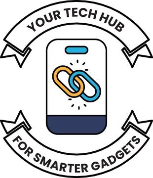 A logo for a tech hub for smarter gadgets Stock Illustration