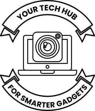 A logo for a tech hub for smarter gadgets Stock Illustration