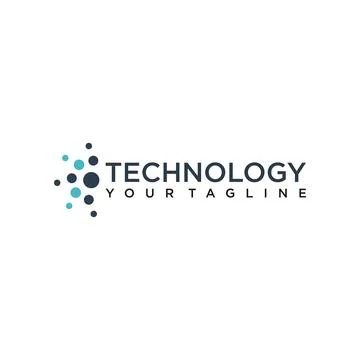 Logo Technology for Business, Creative Technology Symbols for Companies Stock Illustration