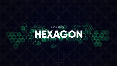 Logo - Technology Hexagon Stock After Effects