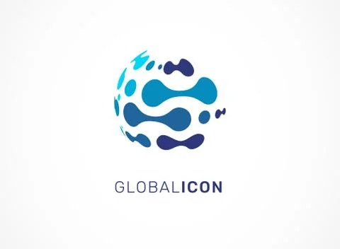 Logo - technology, tech icon and symbol Stock Illustration