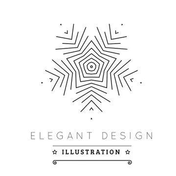 Logo template. Illustrazione stock