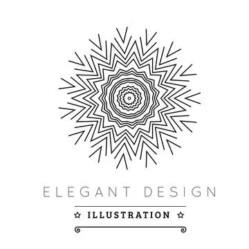 Logo template. Logo template. Black and white design. Outline style. Conce... 写真素材