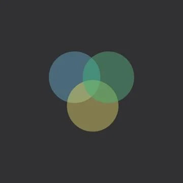 Logo template. Modern vector abstract circle creative sign or symbol. Design イラスト素材