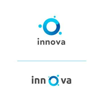 Logo template with molecule idea for medical clinic scientific business servi Stock Illustration