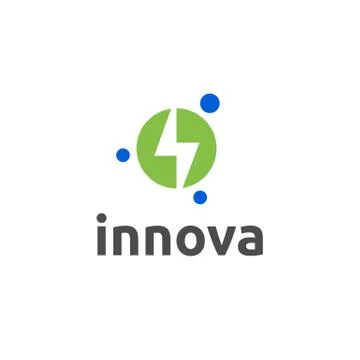 Logo template with molecule idea for medical clinic scientific business servi Stock Illustration