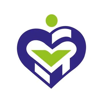 Logo Template. Unity and Teamwork Logo Design. Charity and Donation Foundation L Stock Illustration