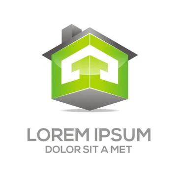Logo Texture House Vector Real Estate Illustrazione stock