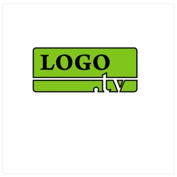 Logo tv online Stock Illustration