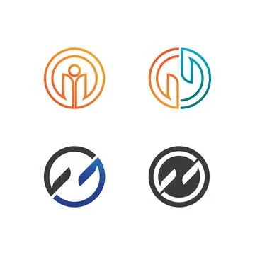 Logo type vector design business, company, identity, style icon logo creative Stock Illustration