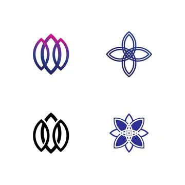 Logo type vector design business, company, identity, style icon logo creative Illustrazione stock