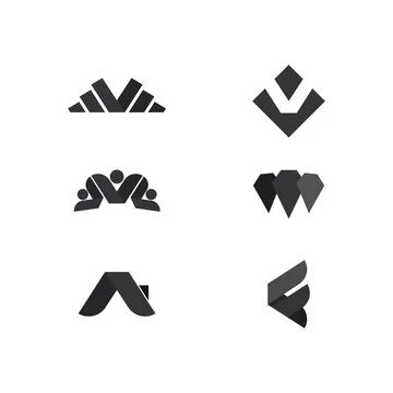 Logo type vector design business, company, identity, style icon logo creative Stock Illustration