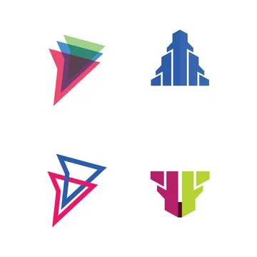 Logo type vector design business, company, identity, style icon logo creative Stock Illustration